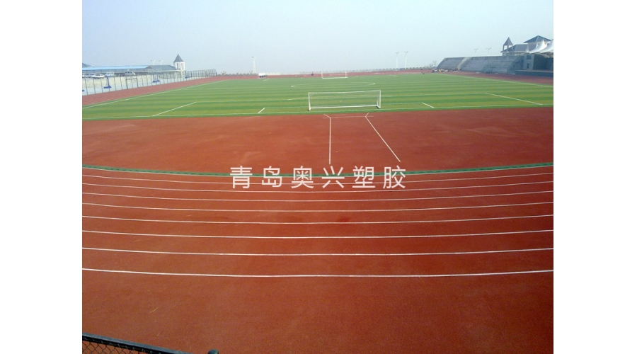 青州技师学院塑胶跑道案例